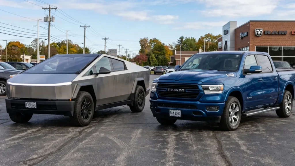 The gap between the monthly cost of charging a Tesla Cybertruck vs filling a Ram 1500 in the US is nothing short of staggering