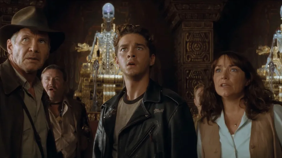 Harrison Ford returns after more than twenty years as Indiana Jones in the fourth, and maligned, Indy film The Kingdom of the Crystal Skull, starring alongside Shia LaBeouf.
