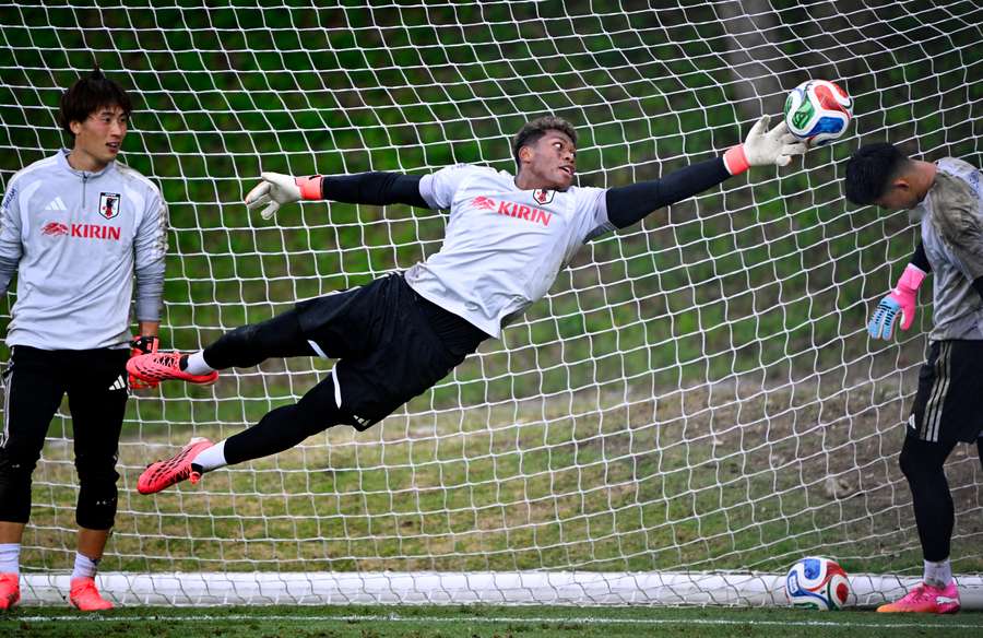 Suzuki in action for Japan