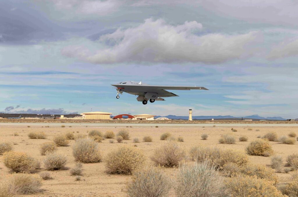 Operational Pilot Flies B-21 as Top General Pushes Urgency > Edwards Air Force Base > Article View
