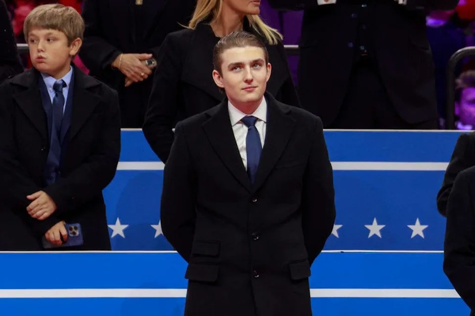 Barron Trump DURING Inauguration of Donald Trump