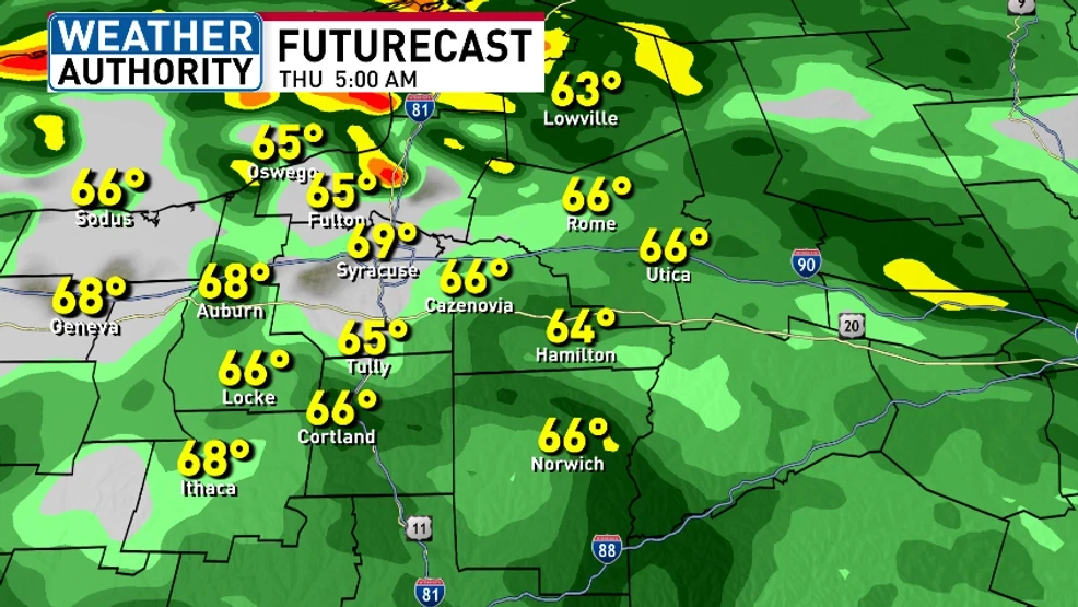 FUTURECAST 5 AM THURSDAY
