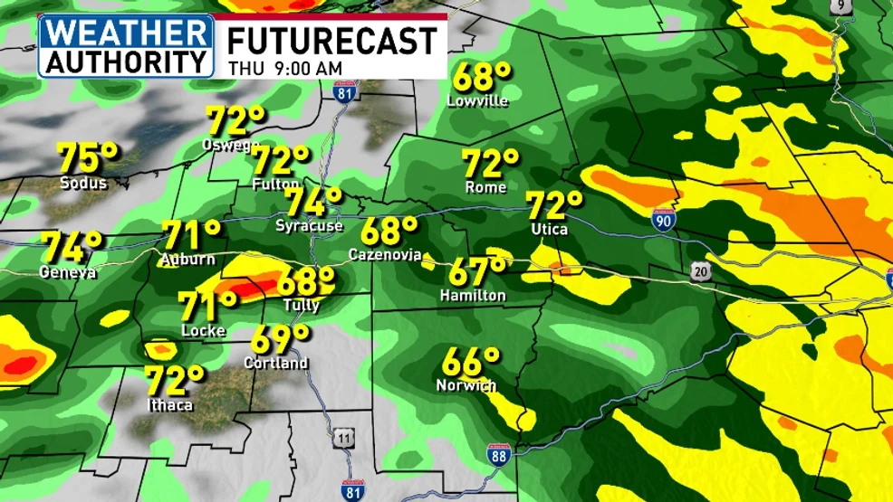 FUTURECAST 9 AM THURSDAY