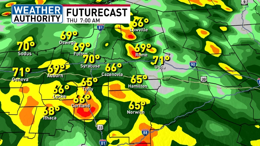 FUTURECAST 7 AM THURSDAY