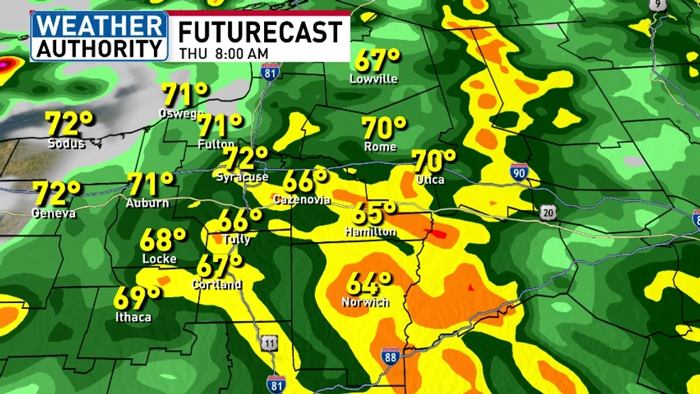 FUTURECAST 8 AM THURSDAY