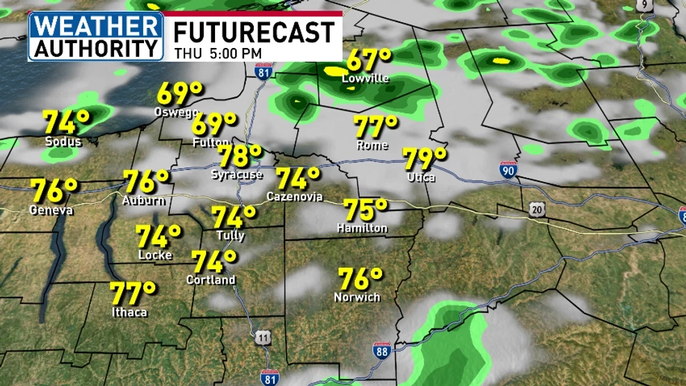 FUTURECAST 5 PM THURSDAY
