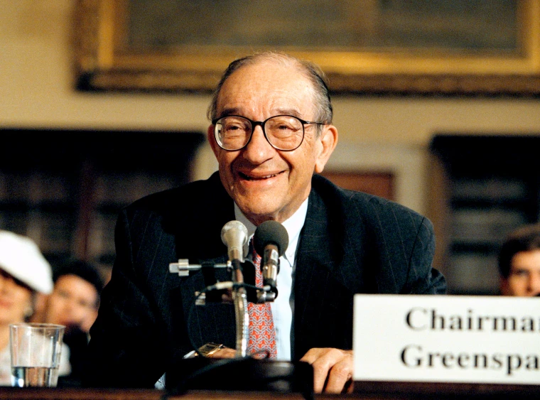 Federal Reserve Chairman Alan Greenspan on June 17, 1999 in Washington.