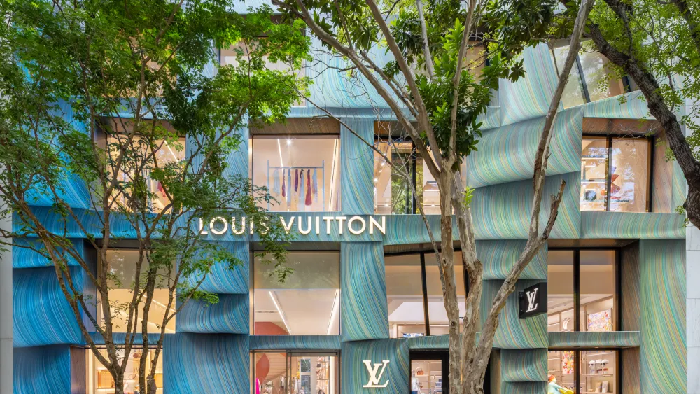 Louis Vuitton has opened a temporary Women's store in the Miami Design District