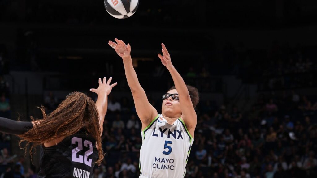 Lynx's Miles breaks Clark's WNBA rookie record with 8 3-pointers