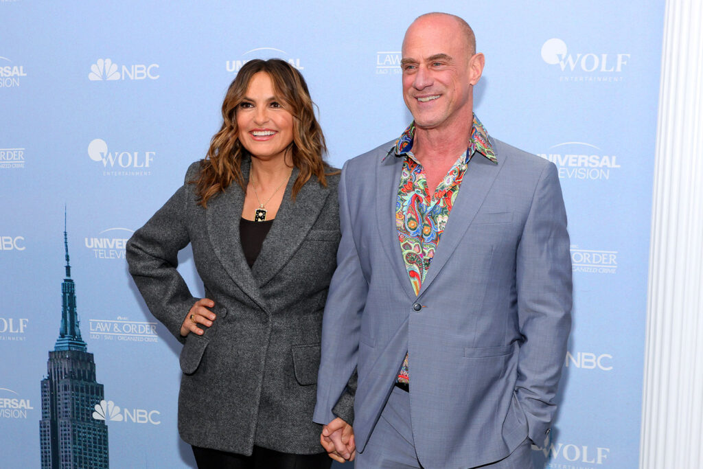 SVU "Partners" Chris Meloni & Mariska Hargitay Had a Silly Reunion