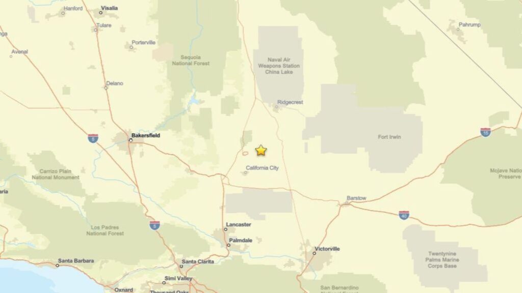 Update: Earthquake of 2.8 magnitude detected near Johannesburg, CA on June 23