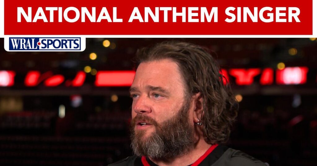 Voice of the Canes: Adam Lee Decker ready for national anthem in Game 2 of the Stanley Cup Final :: WRAL.com