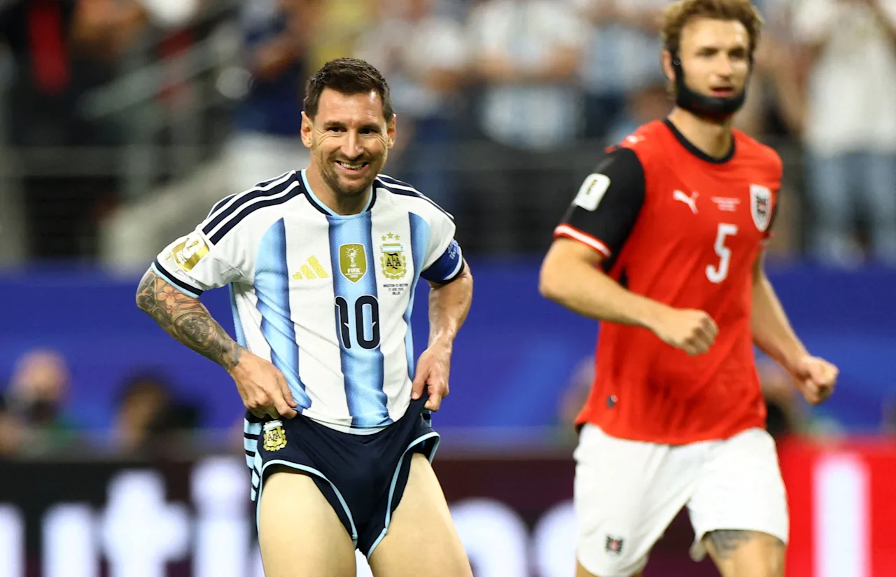 Soccer Football - FIFA World Cup 2026 - Group J - Argentina v Austria - Dallas Stadium, Arlington, Texas, U.S. - June 22, 2026 Argentina's Lionel Messi reacts after missing a penalty kick REUTERS/Hannah Mckay     TPX IMAGES OF THE DAY