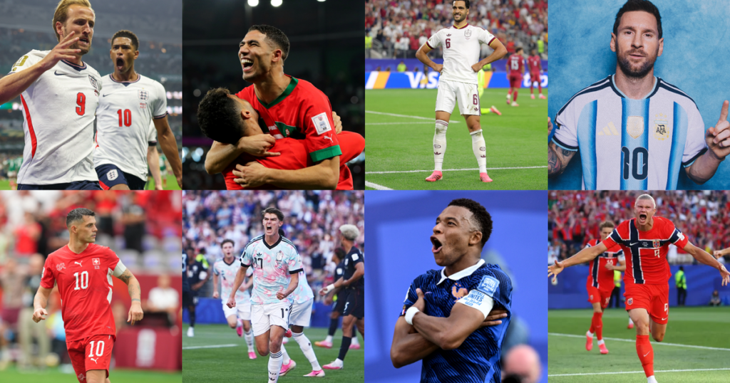 Which World Cup quarterfinalists have won the tournament before?