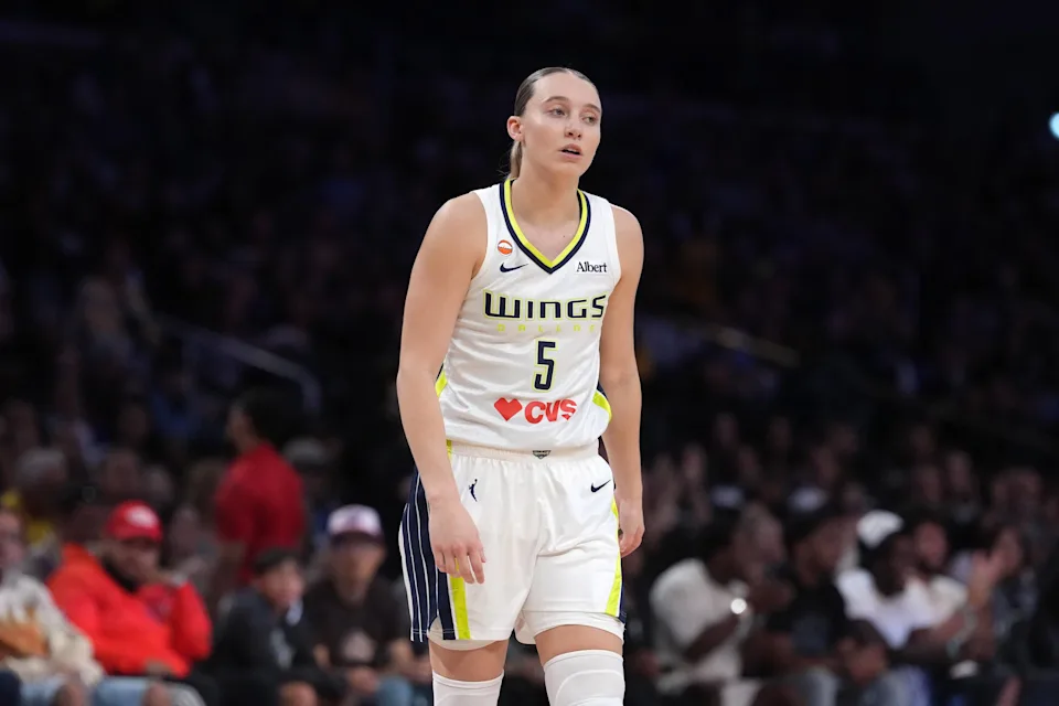 Dallas Wings guard Paige Bueckers.Kirby Lee-Imagn Images