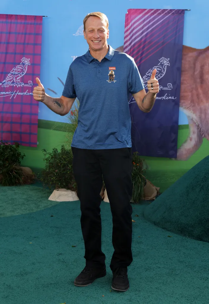 Tony Hawk at the premiere of 