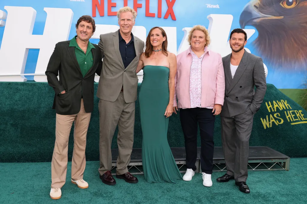 Luke Wilson, Will Ferrell, Molly Shannon, Fortune Feimster and Jimmy Tatro at the premiere of 