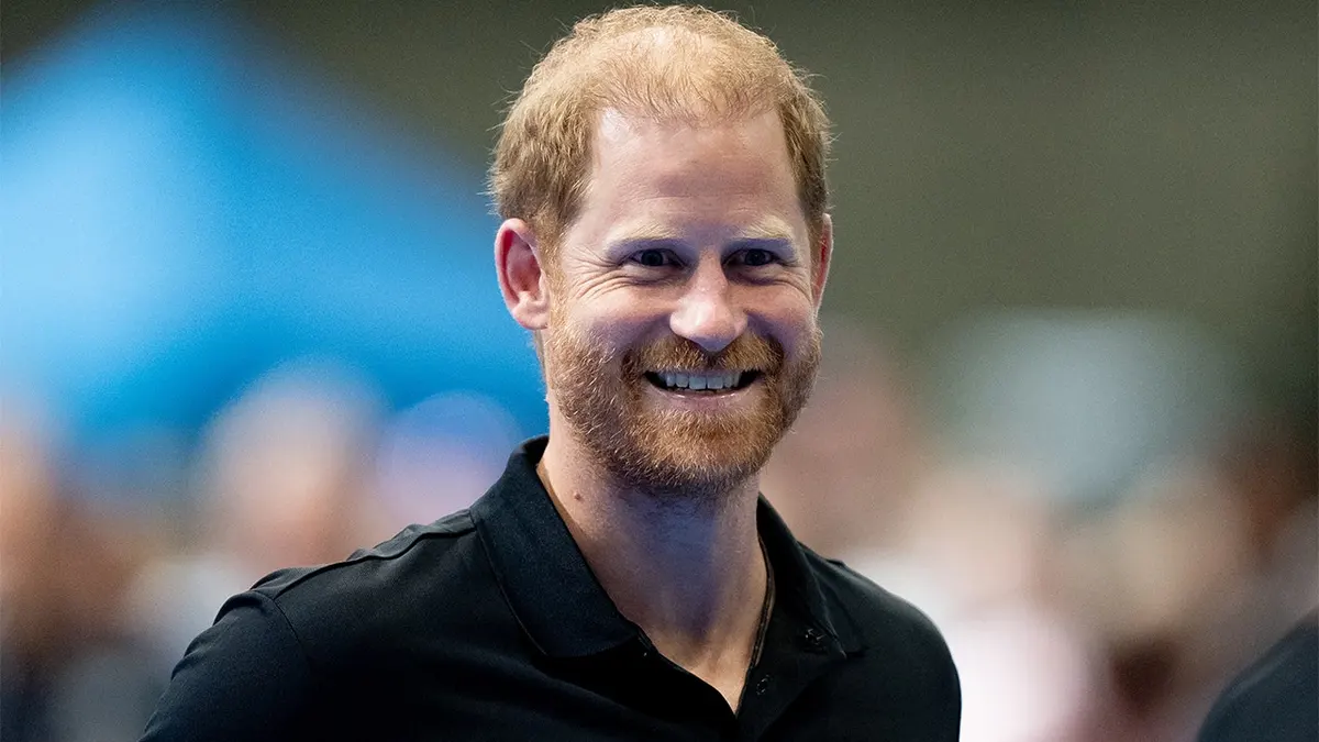 Prince Harry smiling