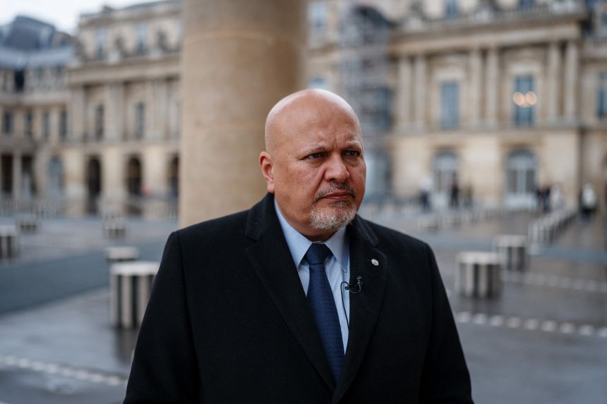 International Criminal Court Chief Prosecutor Karim Khan pictured in Paris in February 2024.