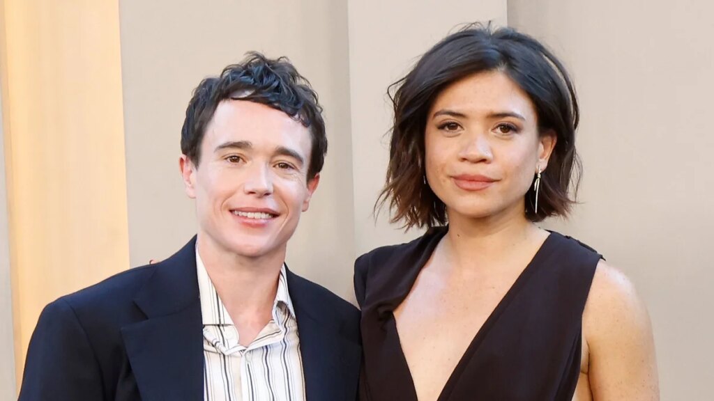 Elliot Page brings girlfriend to The Odyssey premiere after Nolan shuts down critics