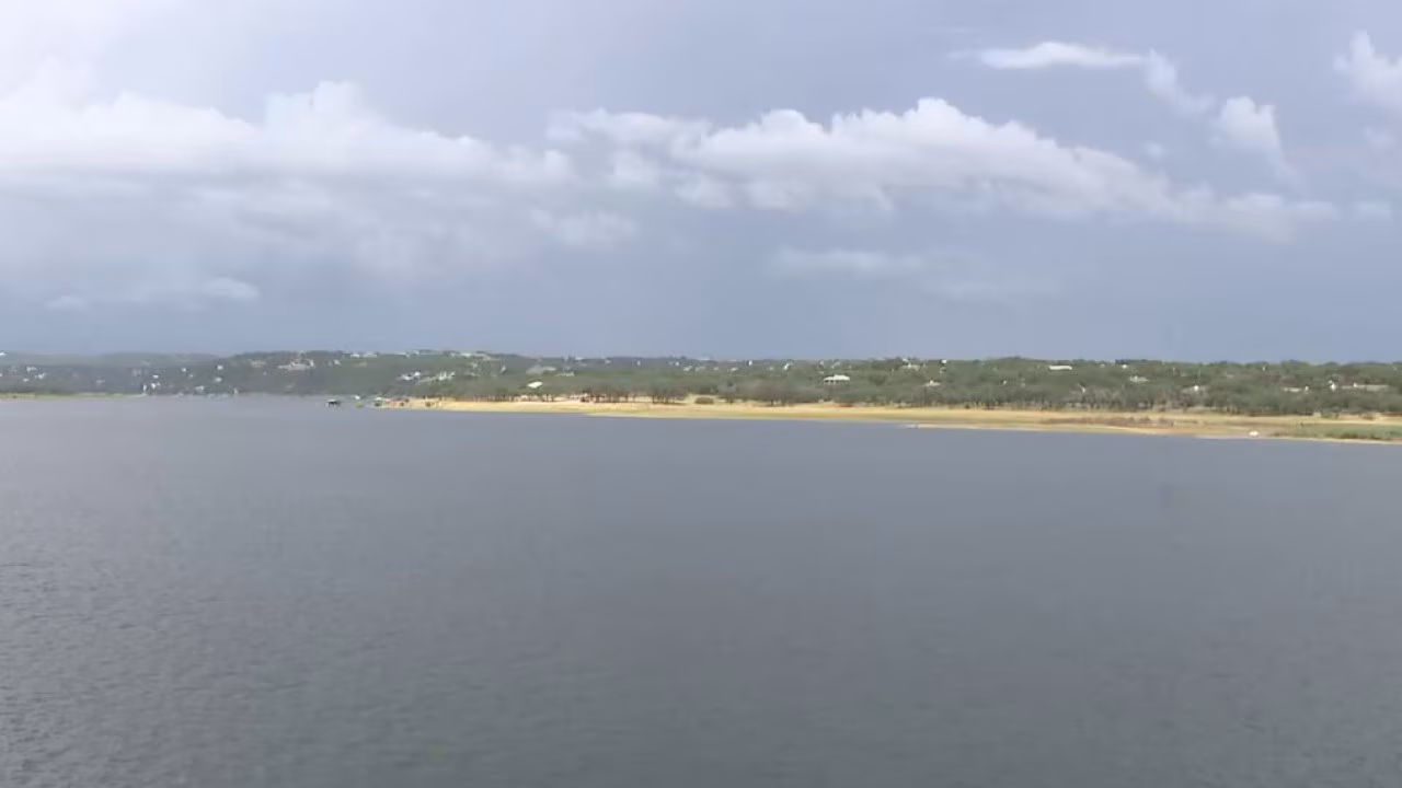Texas flooding: Pedernales River empties into Lake Travis