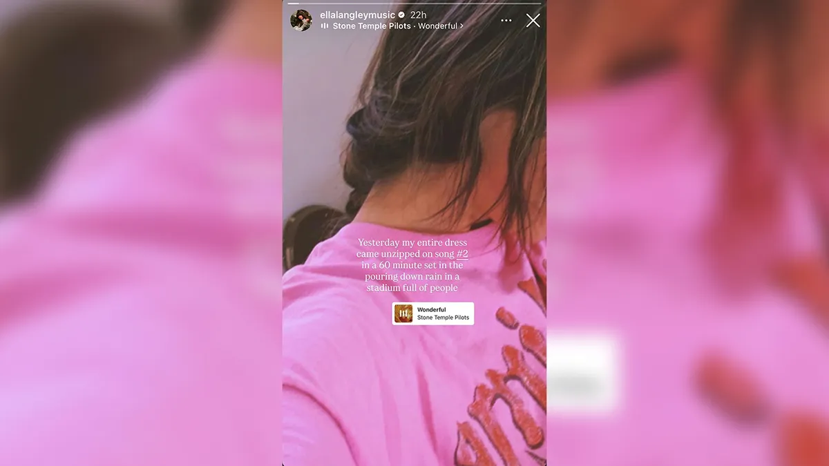 Ella Langley shares concert update with fans.