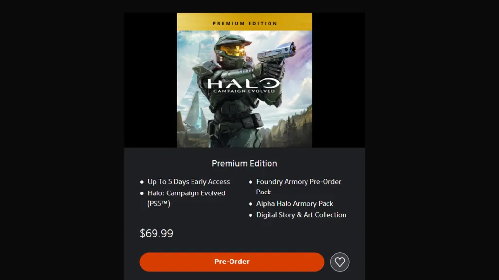 Halo Campaign Evolved Premium Edition
