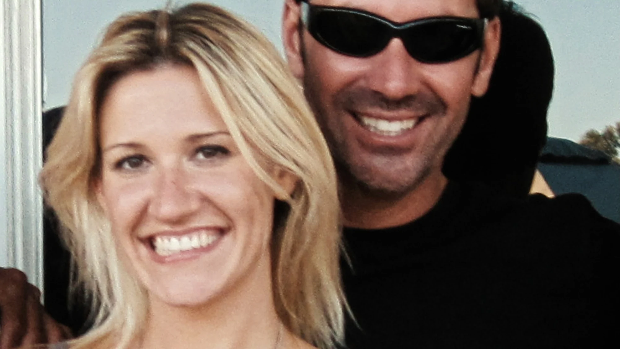 Angela Connell smiles with husband Ian Diaz.