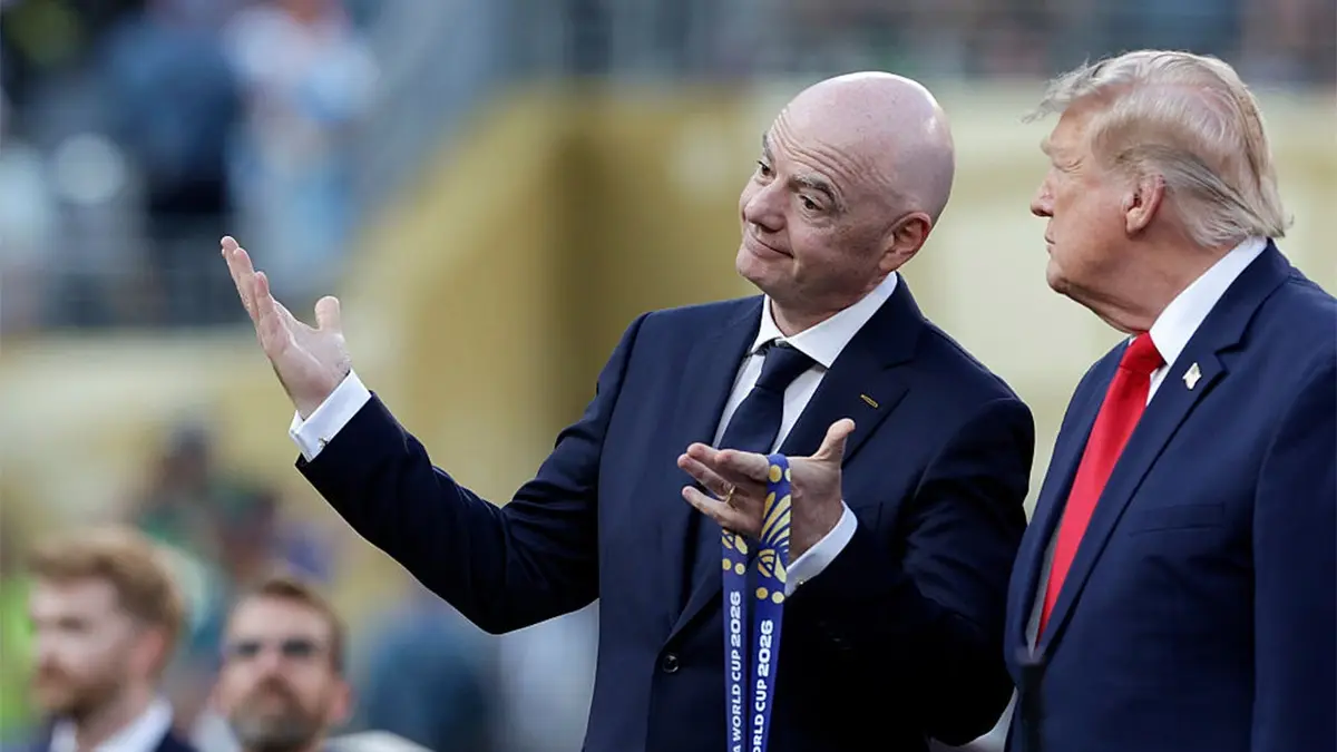FIFA President Gianni Infantino, US President Donald Trump