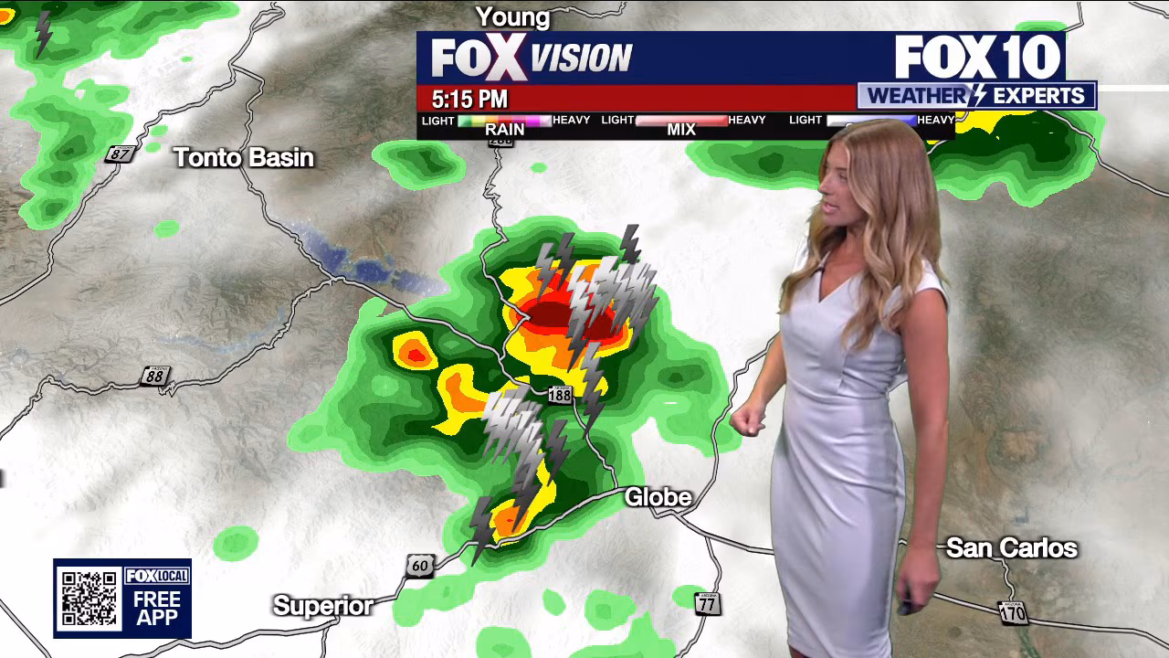 Chance for rain throughout the week for AZ