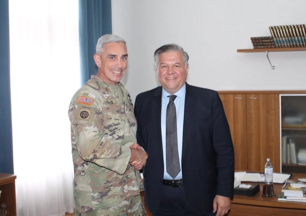 Deputy Minister of Foreign Affairs met with Commander of NATO Headquarters Sarajevo Brigadier General James Fowler
