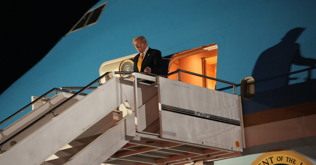 Trump Switched to Old Air Force One at NATO Summit After Credible Iranian Threat