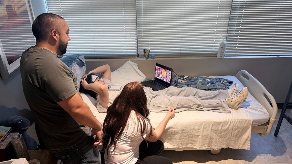 Axeel Melendez watching World Cup 4