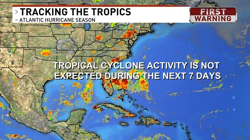 No tropical activity is expected in the next 7 days