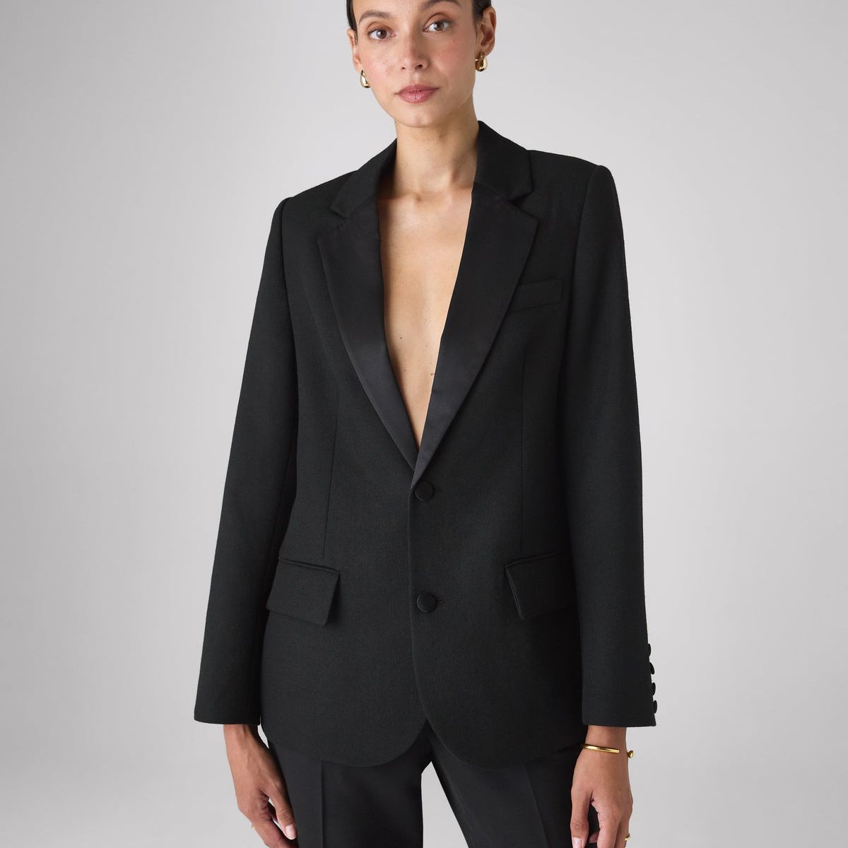 Hutton Tuxedo: Wool, Black