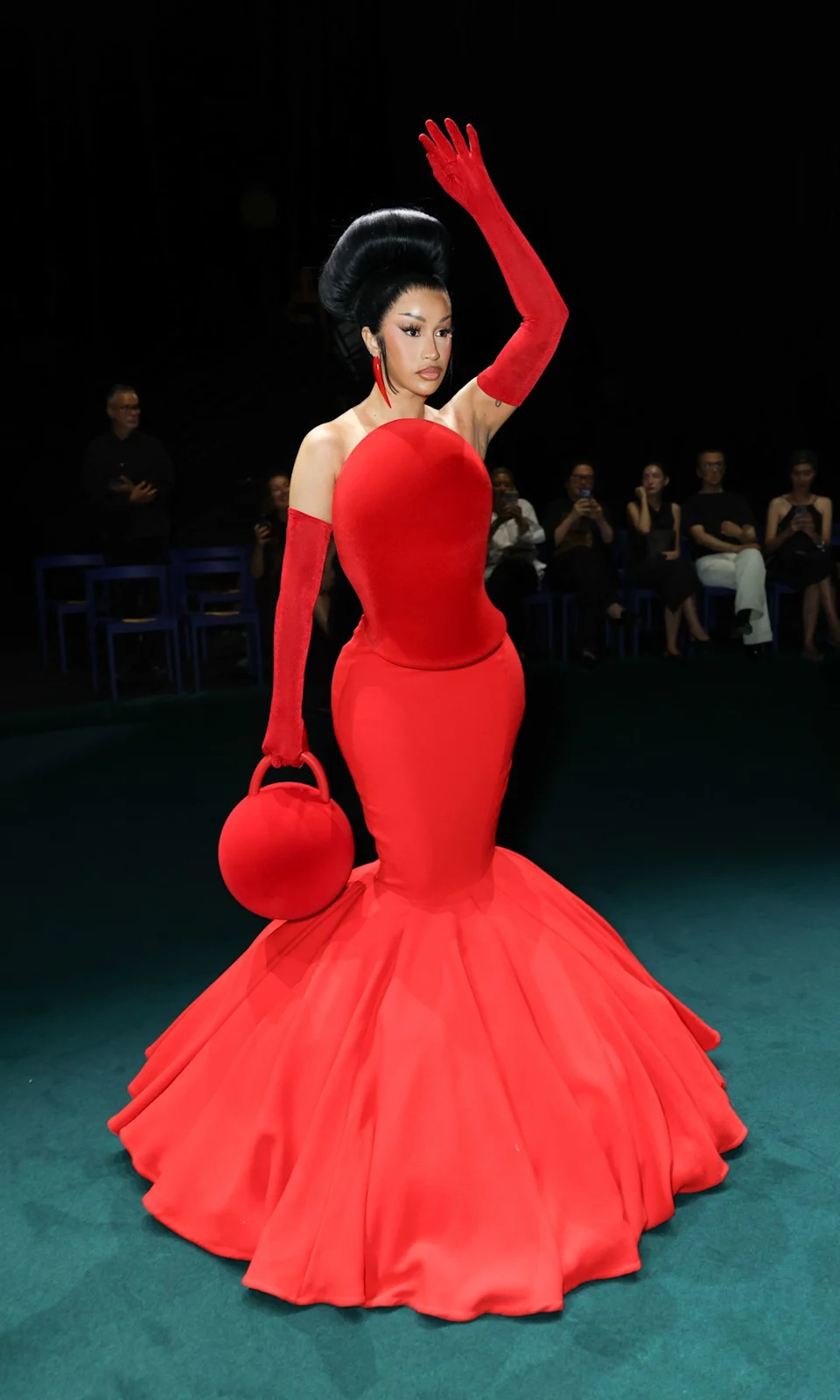 Cardi B attends the Robert Wun Haute Couture Fall/Winter 2026/2027