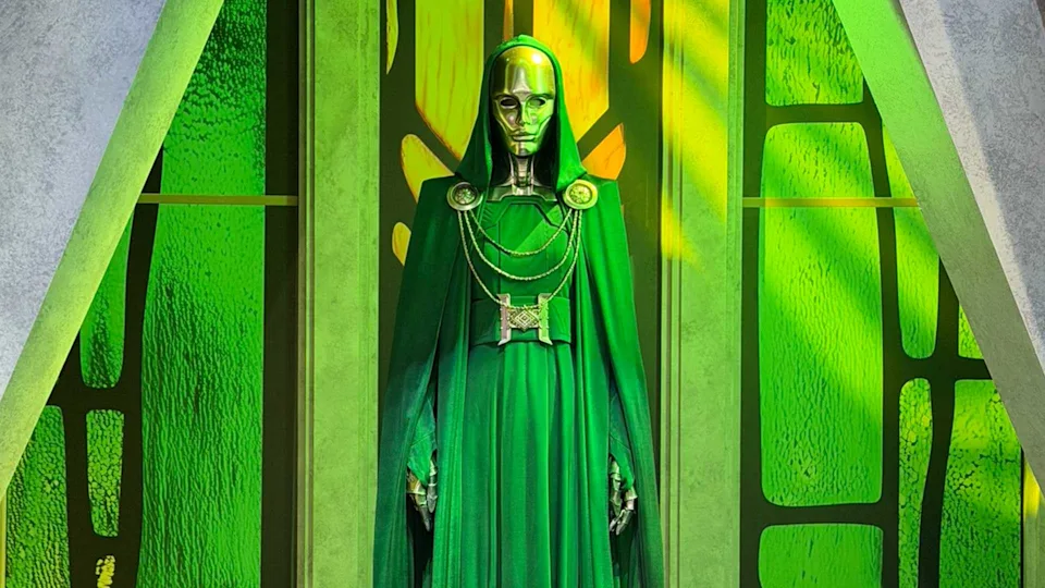 The Latverian Witch costume from Avengers: Doomsday on display at San Diego Comic-Con 2026