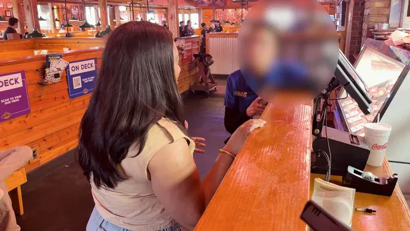 At the Texas Roadhouse in Abilene, a manager declined to speak on camera and referred questions to the company’s corporate office. A host at the restaurant said business was “pretty slow,” though it was unclear whether that was out of the ordinary for a Monday. (KTXS/ Tavish Lefall)