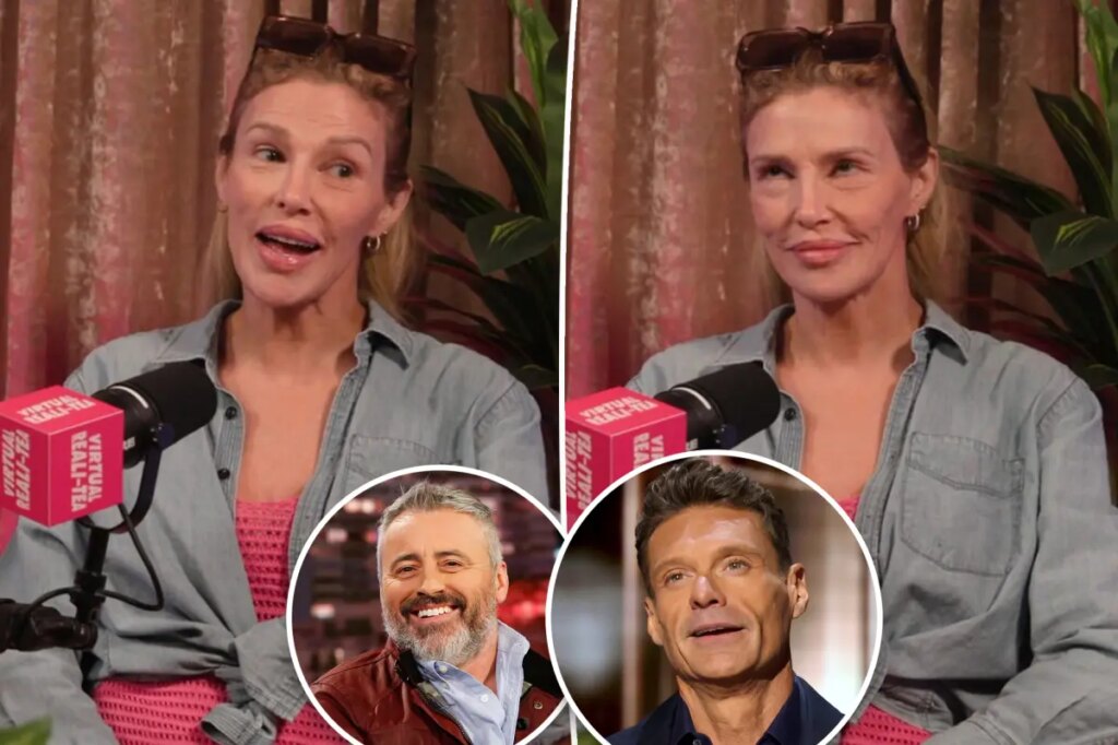 Brandi Glanville plays coy about 'hot' flings with Ryan Seacrest and Matt LeBlanc
