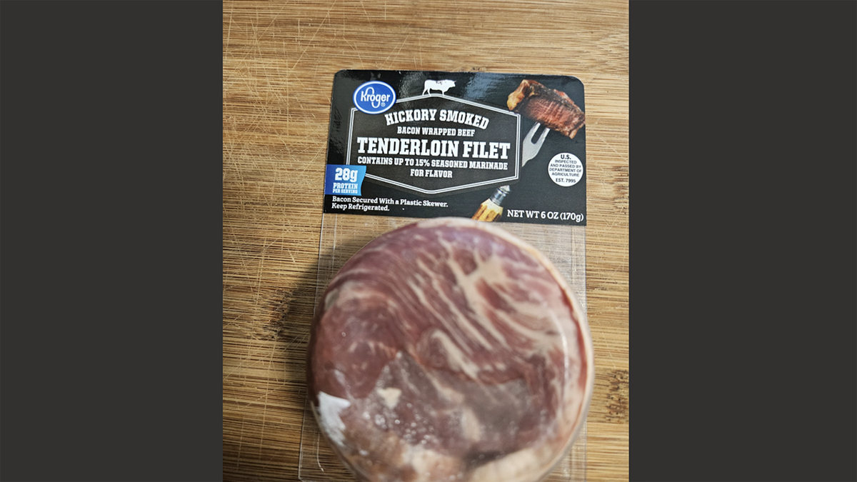 Screencaps reader Mike contributes to grilling season by sending in his meat.