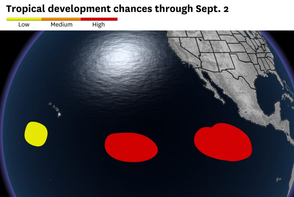 El Niño fuels burst of storms in the Pacific, with more to come