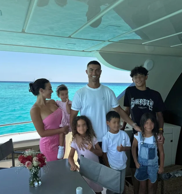 Georgina has helped raise twins Eva María and Mateo since they were young and has long treated Cristiano's children as her own.