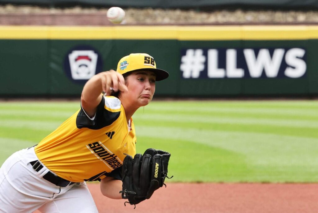 Meet Kinley Rasmus, the two-way star of this year’s Little League Baseball World Series