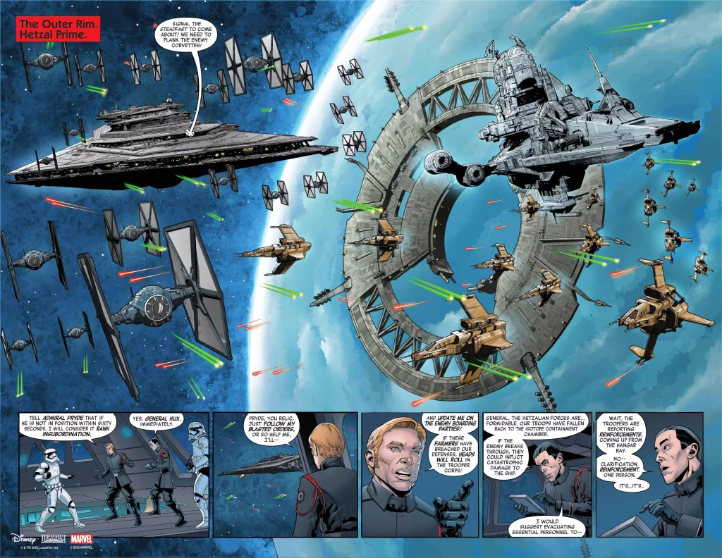Battle at Hetzal Prime in The Fall Of Kylo Ren