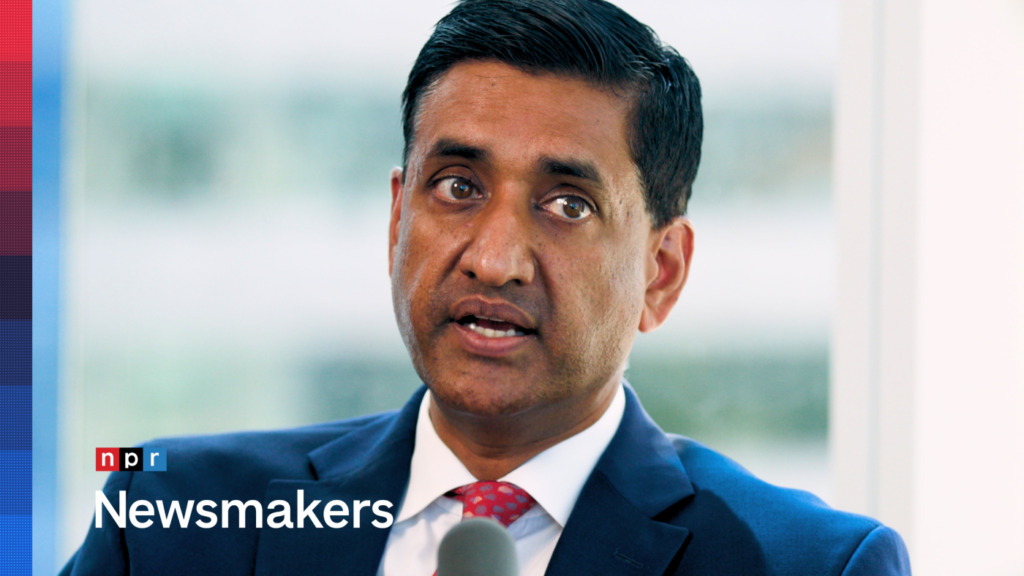 Ro Khanna on a 2028 presidential run and taking on tech billionaires : NPR's Newsmakers : NPR