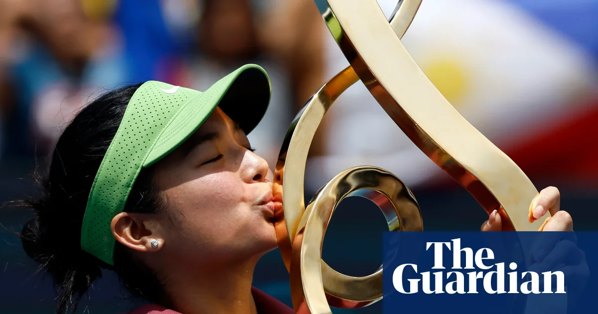 ‘Our new champion’: Philippines swept up in tennis fever after Alex Eala’s historic win | Philippines
