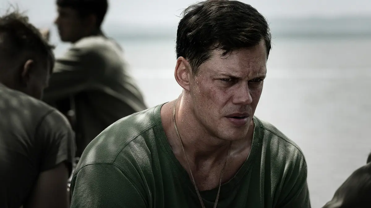 Bill Skarsgård as Bob Bauman in The Mosquito Bowl.