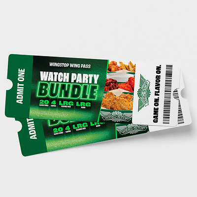 Introducing the Wingstop Wing Pass, the ultimate season ticket that includes up to 18 Watch Party Bundles - one for every week of the regular football season. 