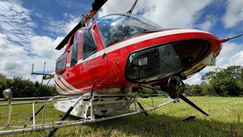 Helicopters spray Tampa neighborhoods as dengue cases climb