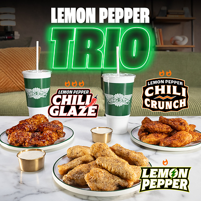 Wingstop is bringing more flavor to fans' game day rituals with the new Lemon Pepper Trio.